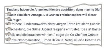  Basta-Politik der Bündnis 90/Die Grünen