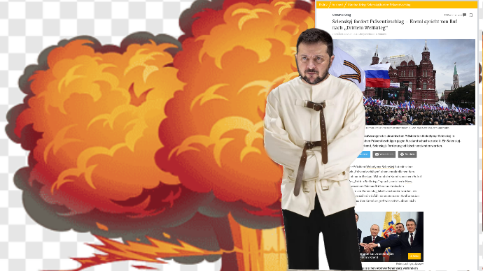 Selenskyj-Forderung | Präventiv(ATOM)schlag gegen Russland